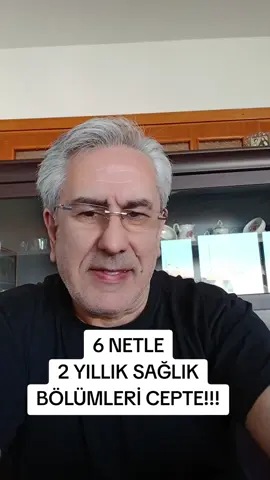 6 NETLE 2 YILLIK SAĞLIK BÖLÜMLERİ CEPTE!!! #ykstercih #yks2025 #2yıllıkbölümler #2025tayfa #
