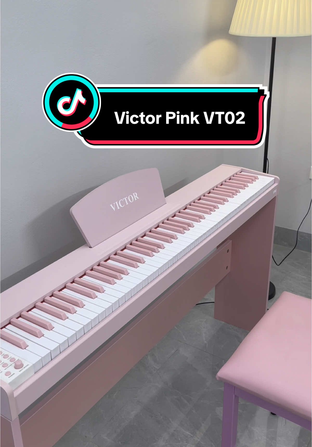 Piano VICTOR PINK VT02 #pianovictor #pianodien #hieuamnhac #pianochonguoimoi #piano #victorpink #victorvt02 