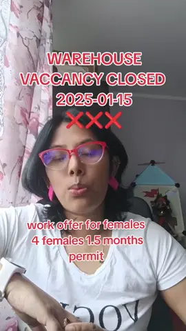 I would humbly like to thank everyone who supported by sharing and contacting us for the warehouse vacancy as soon as possible since the demand was only for three people I have already found them and applied them in Warehouse. we have other vacancies as well please stay tuned for more offers