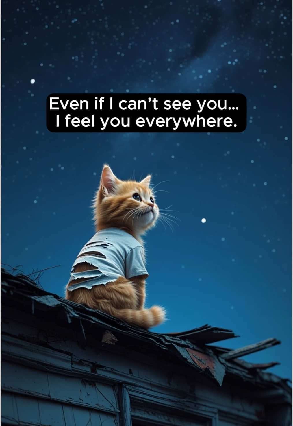 I miss you, come here…😢💔 #meowstoryfamily #catslovers #poorcat #sadstory #emotional #Love #kitten #fyp #song #foru #viral #aivideo #trending #makemefamous 