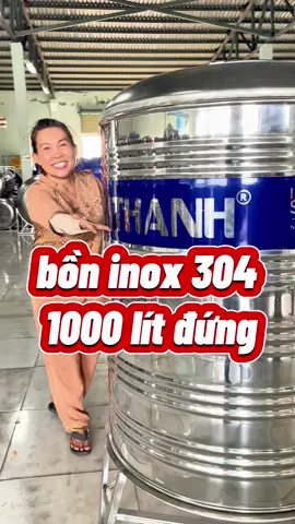 bồn inox 304 1000 lít đứng Đại Thành , bao ship tận nhà #chinoithat #chinguyen #bonnuoc #daithanh #noithatcaocap 