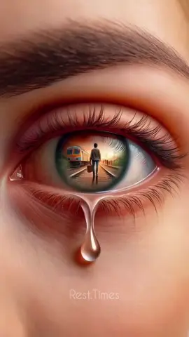 #sad #eyes #goodbye #generated #videoai #aimusic #hailuoai #fyp 