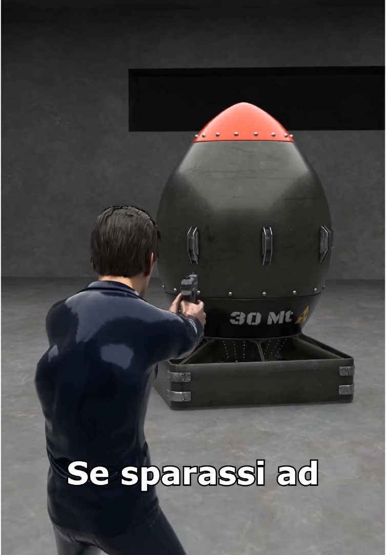 Se Sparassi ad Una Bomba Atomica? 😨 #3d #3danimation #blender #3dart #foryoupage #fy #fyp #foryoupage 