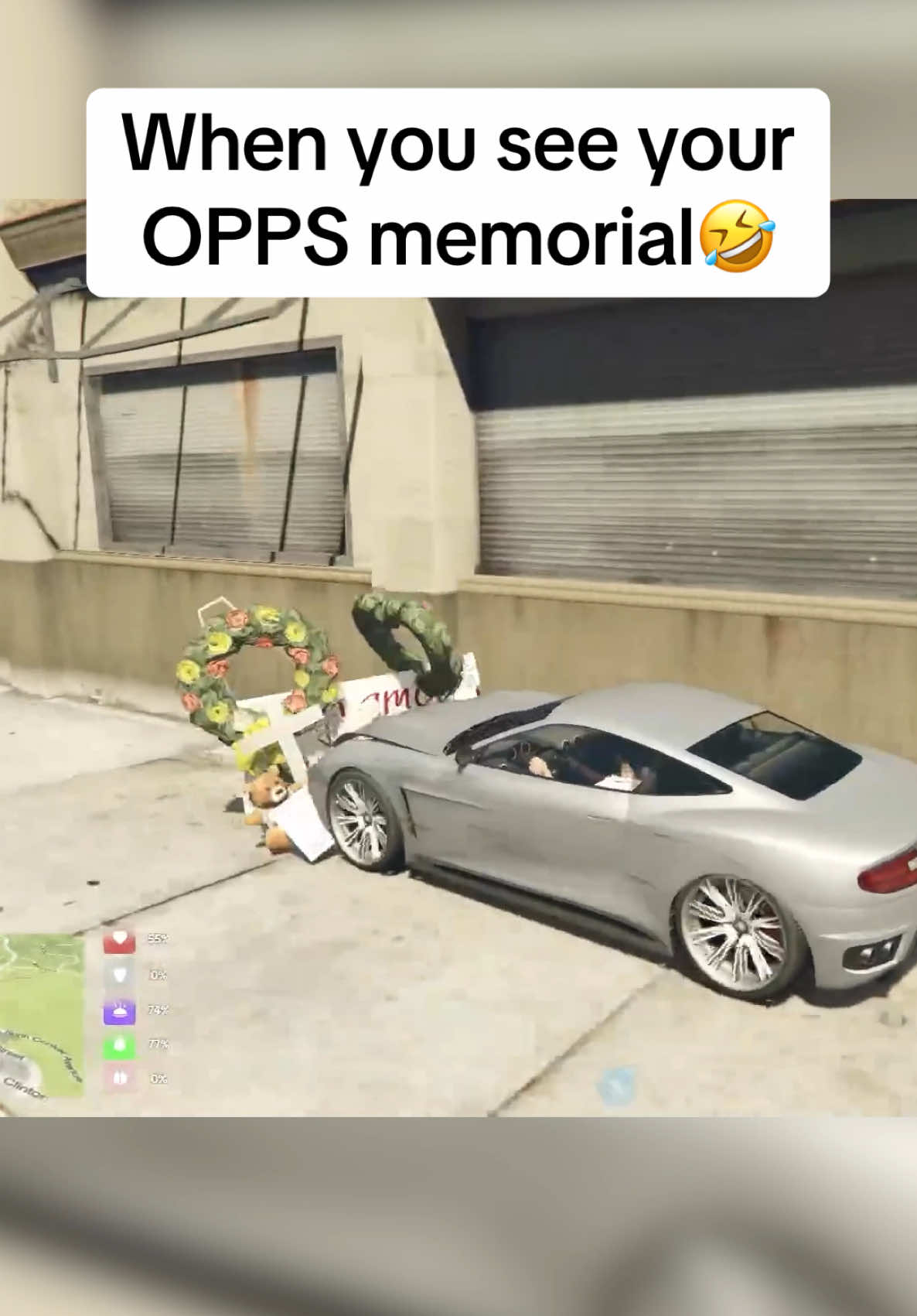 When you see your OPPS memorial.. #gta #gta5rp #fivem #fyp 