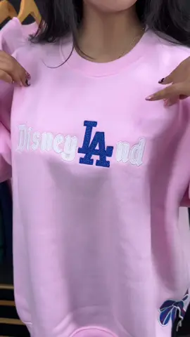 Trendy side bow embroidered sweatshirts 💙⚾️⚾️ #dodger #dodgers #embroidery #viraltiktok #trending #SmallBusiness #itfdb #foryouu #sidebow #disnayland #sidebowsweatshirt #disneystyle 