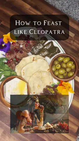Feasting like Cleopatra #history #Recipe #egypt #cleopatra #ancienthistory #ancientegypt #egyptian #historical #cooking #mediterranean #historytok #historybuff #historytiktok #fyp 