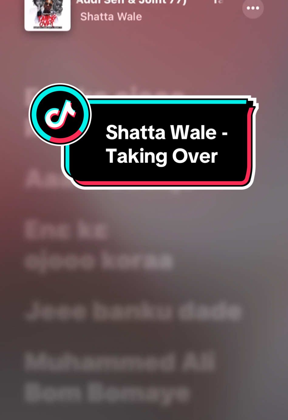 Shatta Wale - Taking Over #foryoupage #fyp #tik_tok #musiclyrics #lyrics_songs #song #ghmusic #ghmusic🇬🇭 #ghanatiktok🇬🇭 #ghanamusic #shattawale #peller 