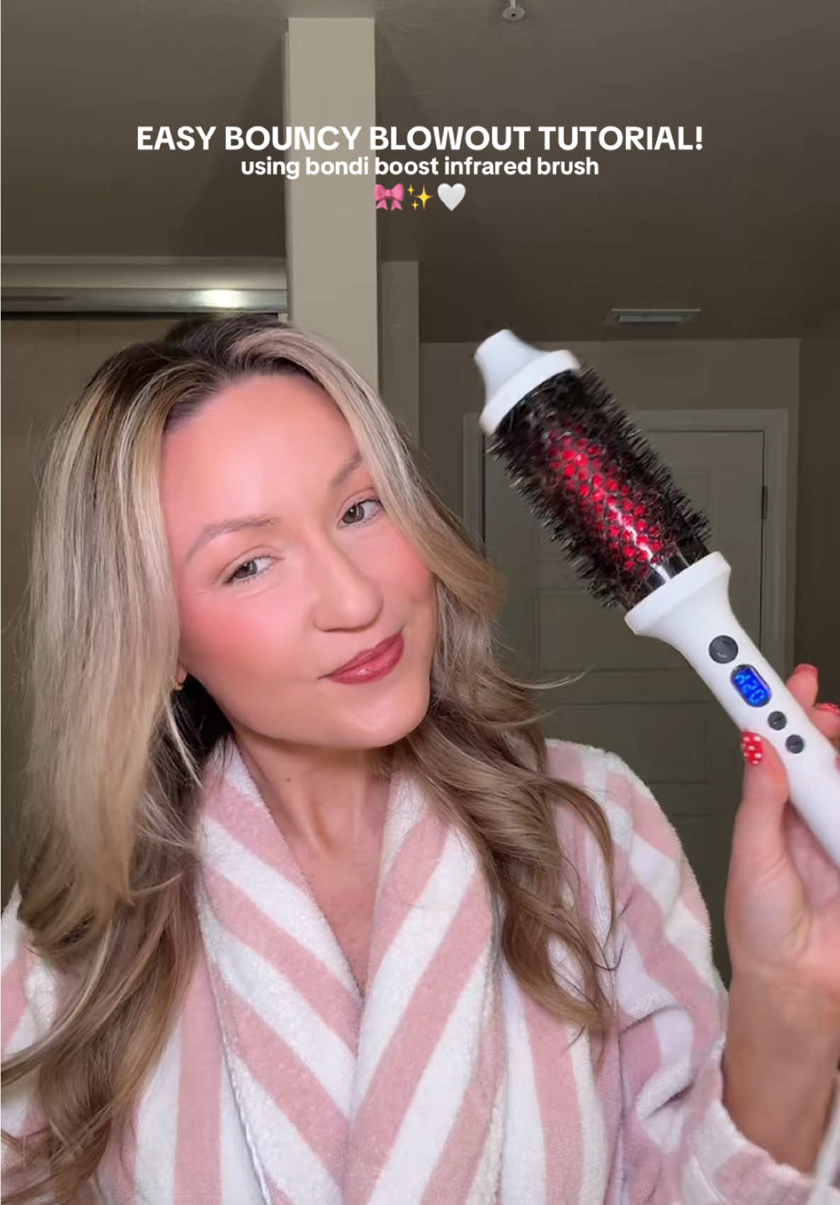 @BondiBoost bouncy blowout tutorial! 🍒🍒🍒 use bondiboost promo code MEGANWANITS for $$ off and free shipping !!!✨🫶🫶🫶 #blowout #blowoututorial #bondiboost #hairtok #hairstyle #hairtutorial #hair #tutorial #hairstyles #hairtransformation #haircare 