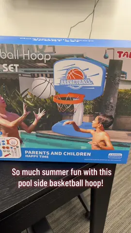 Yes! Exactly what I was looking for! #fyp #talgic #poolsidefun #basketballhoop #waterhoop #summerfun #summeractivities #kidssummer #poolsidevibes 