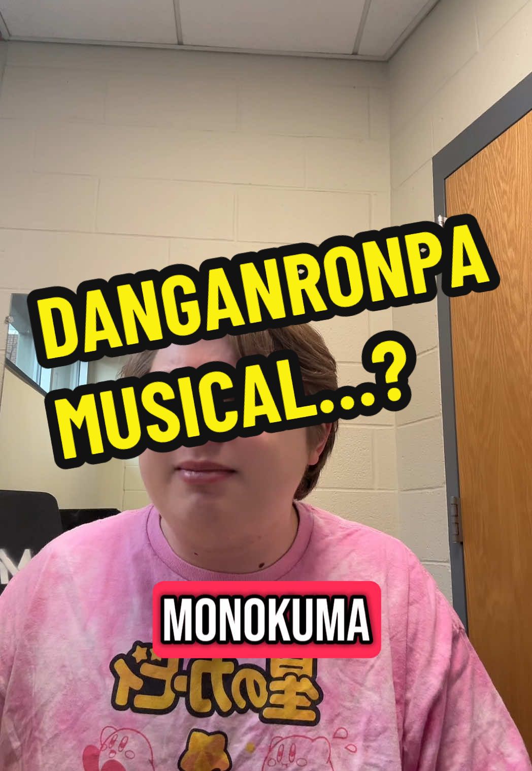 You doin alright, Sam? BACK TO DANGANRONPA PREMIERES THIS SATURDAY!! @Twisted Minds Productions  #twistedmindsproductions #twistedmindstheatre #back2back2back #backtodanganronpa #monokuma #killingharmony #danganronpav3 #danganronpa #danganronpamusical #danganronpathemusical #hopedespairmusical #goodbyedespairmusical 