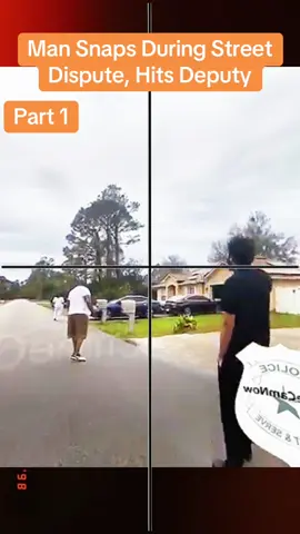 Man Snaps During Street Dispute, Hits Deputy#cops #usa #flyp #copsoftiktok #copsontiktok #flypシ #lawyer #lawyer #girlfriend #flypシ #gift 