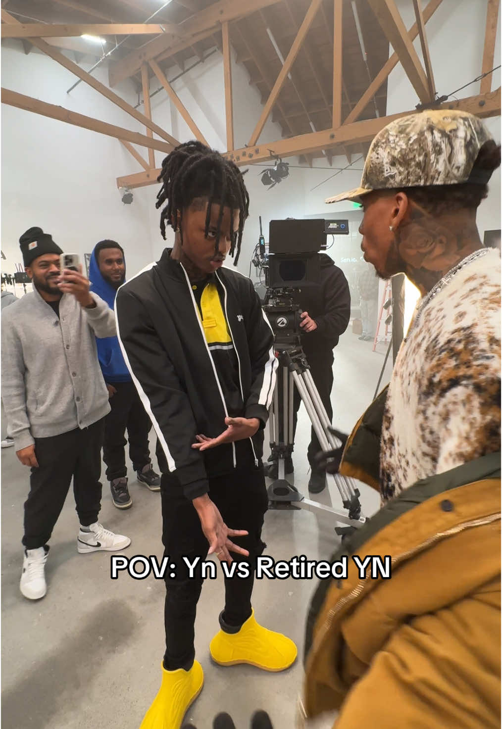 Who yall got la twin 🤣😂😂 @NLE choppa 💜 #fyp #camotoofunny #nlechoppa 