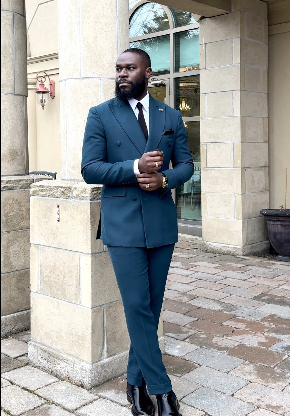 ✨Suited And Booted 😊✨ Suit Custom Made By @Jax Grehman Bespoke  . . #MensFashion #Custom #Bespoke #Fyp 