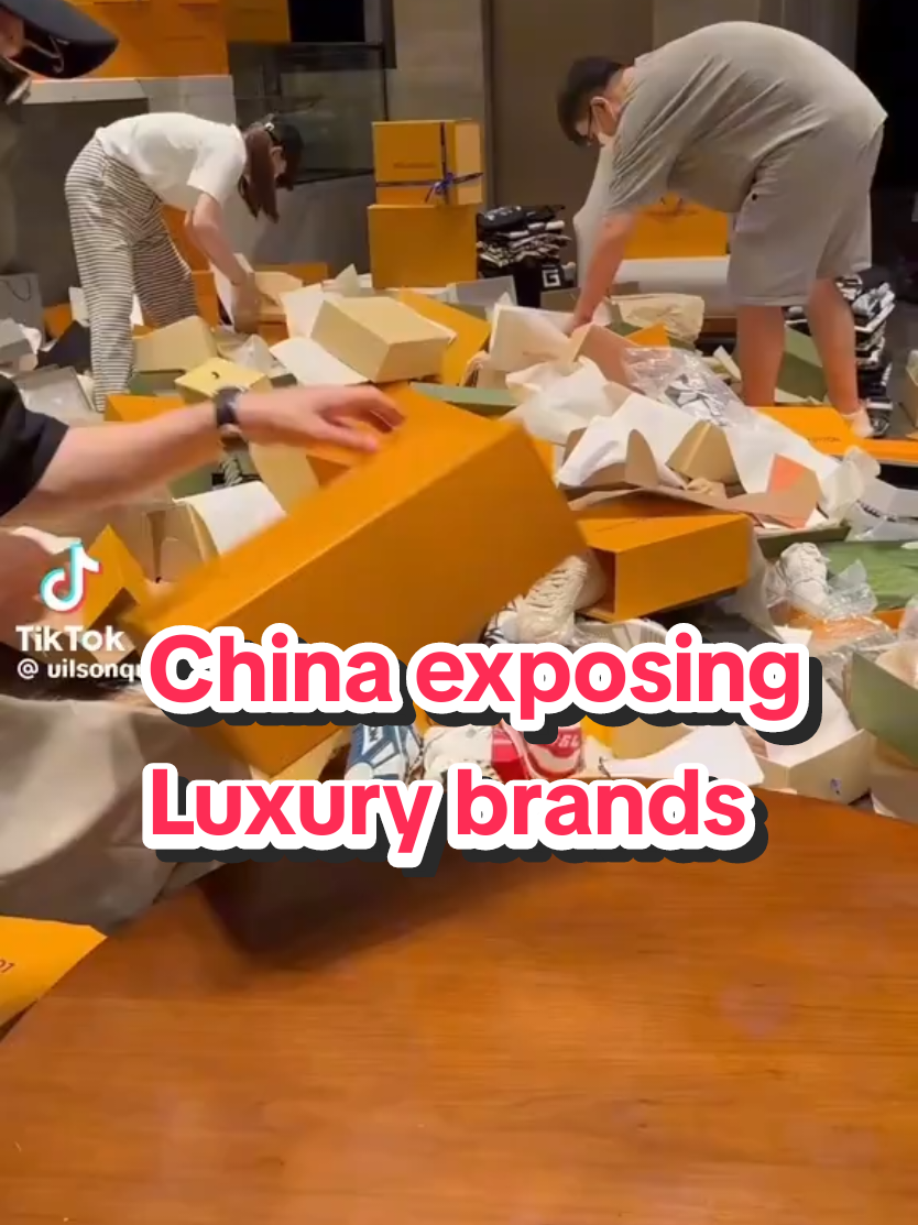 China exposing Luxury brands. #luxurylife #trendingvideo #chinavsusa 