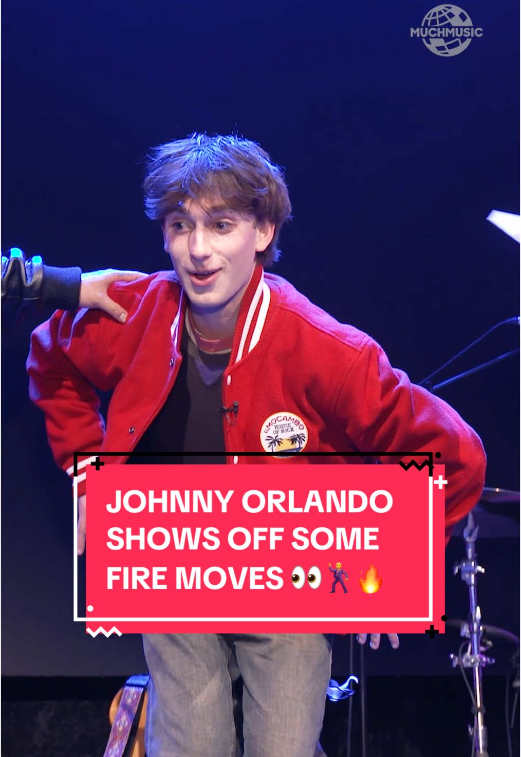 Johnny Orlando shows off some fire moves and shares his favourite song to perform live🕺 Check out the FULL ‘Backstage With’ interview with @johnny orlando on YT/MUCH 🎥⭐️ 