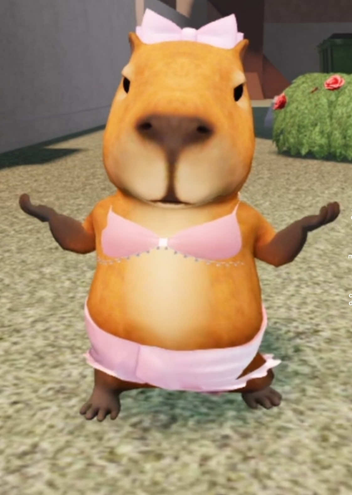 everytime I hear this song I think of @💋Joslynn💋  - - - #capybara #capybaradance #roblox #fypage #capybaratiktok #capybaras #tiktok #viral #xyzbca #bubblegum #bubblegumdance #joslynn #mybubblegum #dance #tiktokdance 