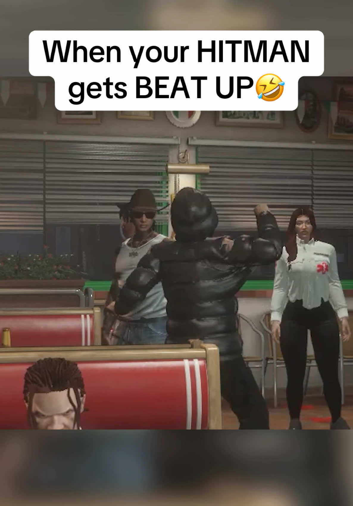 When your HITMAN gets BEAT UP..🤣 #gta #gta5rp #fivem #gtaclips #gtaviral #fyp 
