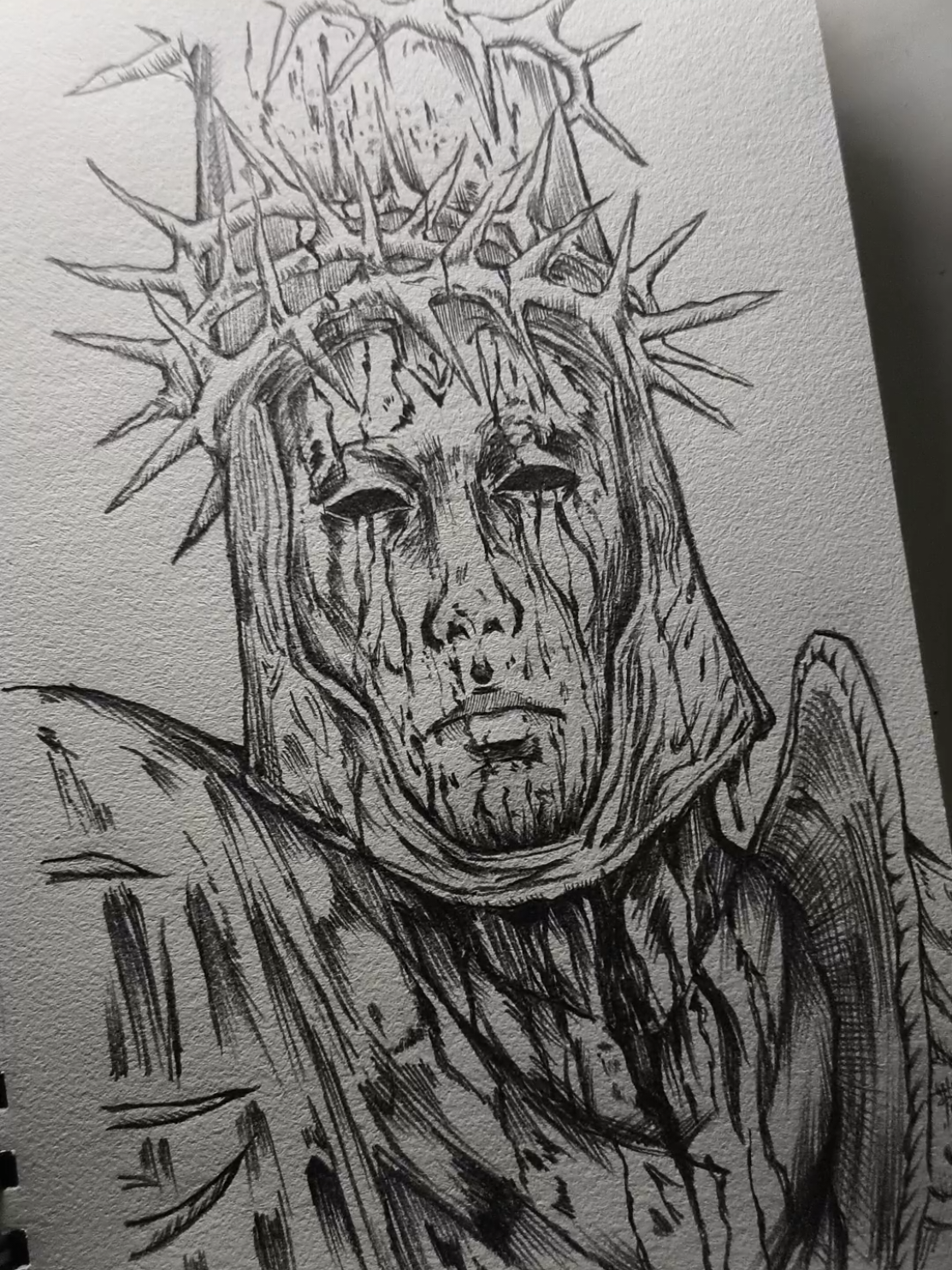 #fyp #art #blasphemous #sketch #drawing #viral #viralvideo #draw 