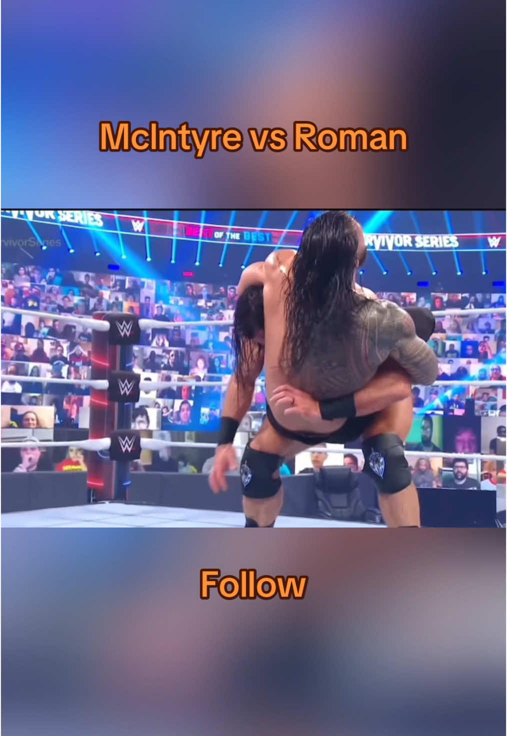 Mclntyre vs Roman Reigns #WWE #wwechampion #wwefan #wrestling #WrestleMania #wwewrestlemania #tiktokuk #viralvideos #foryou #fyp #drewmclntyre #romanreigns 