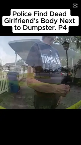 Police Find Dead Girlfriend's Body Next to Dumpster #fyp #cam #usa #situation #criminal #cops #police #bodycam