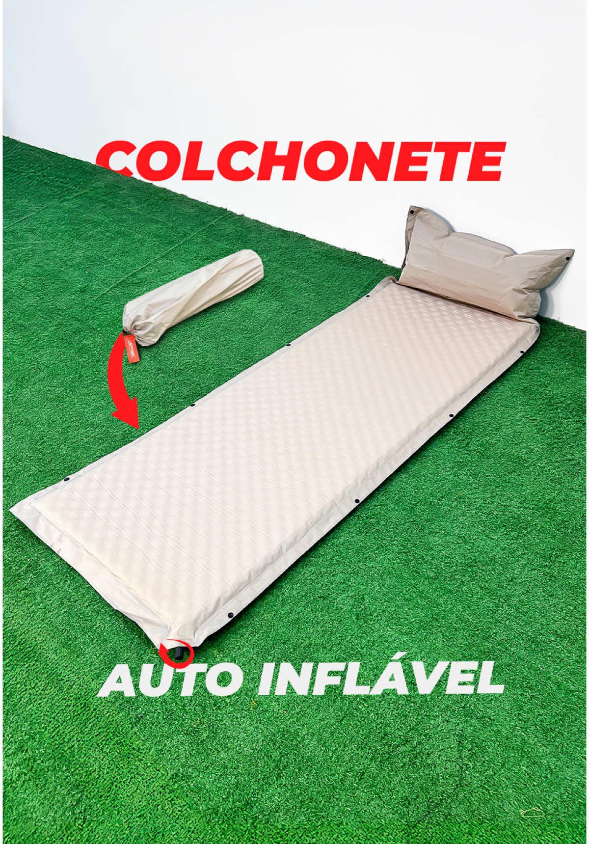Conheça o Colchonete Inflável com Autoinflagem Instantânea Joyfox!⛺ Chega de perder tempo com bombas manuais ou soprar até ficar sem ar! Nosso colchonete inflável revolucionário traz um sistema de autoinflagem integrado que simplifica sua aventura. Prático, durável e perfeito para quem busca conforto em qualquer lugar.🌿 💬Comente 