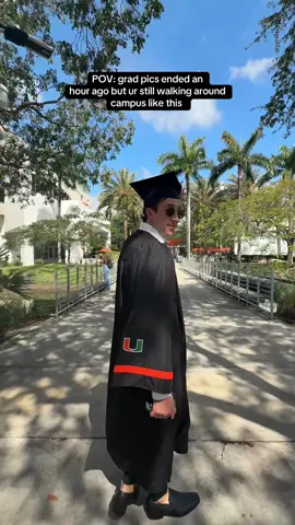 someone likes the attention #umiami #miami #collegegrad #umiamicampus #collegecampus #collegegraduate #graduation #capandgown #university #gradpics #relatable #attention #congratsgrad #collegelife #collegegotmelike 