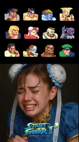 personajes de street figther cuando pierdes #fyp #streetfighter #retro #ia #gamer #anxiety 