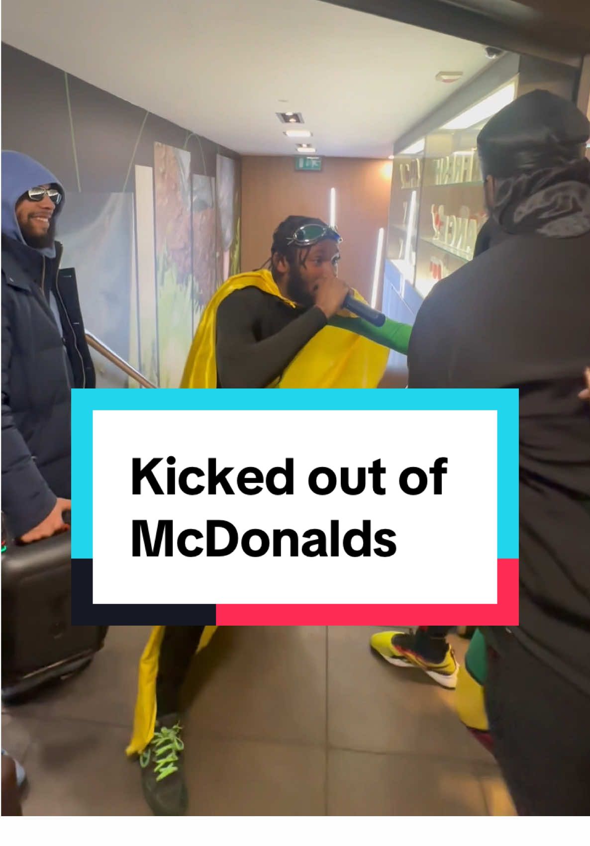 Madness in McDonalds on the ramp Birmingham with @SPEAKERFLEXUK #captainyardman #grime #grimemusic    