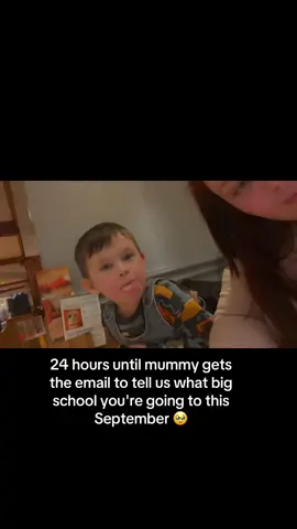Not crying 😥 #bigschool #mumsoftiktok #school #startingschool #toddlersoftiktok 
