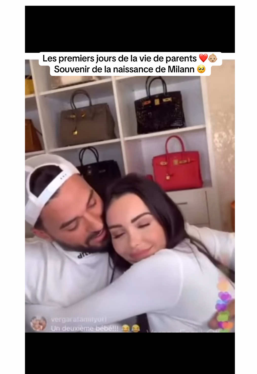 Devenir parents.. une magnifique aventure 🥺👶🏼❤️ #nabilla #thomasvergara #Love #family #parents #Love #pregnancy #accouchement #couple #famille #maternite #souvenirs #enfant #bébé #baby 