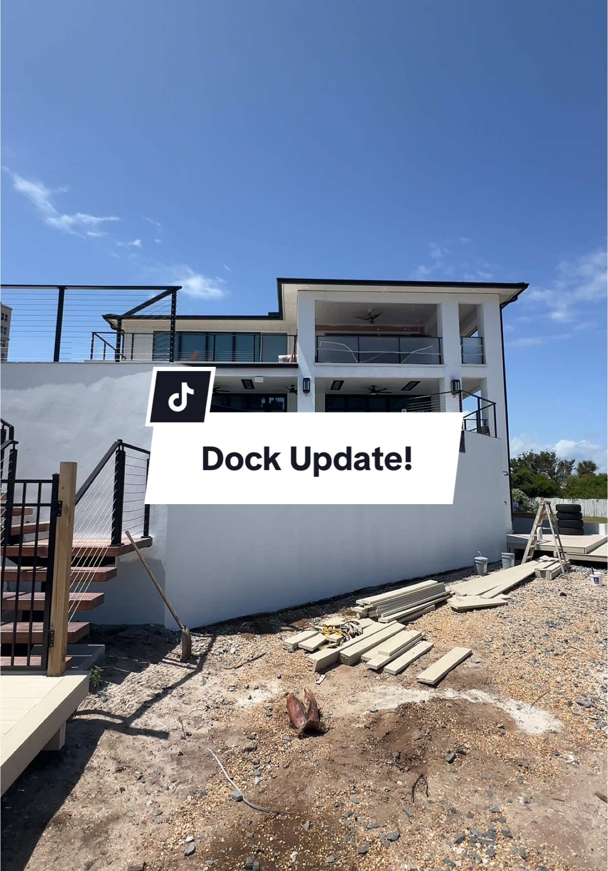 Can we make a hurricane proof dock?! Not sure, but we certainly are going to try! 🙌🏼 @ThruFlow @oc.lumber 