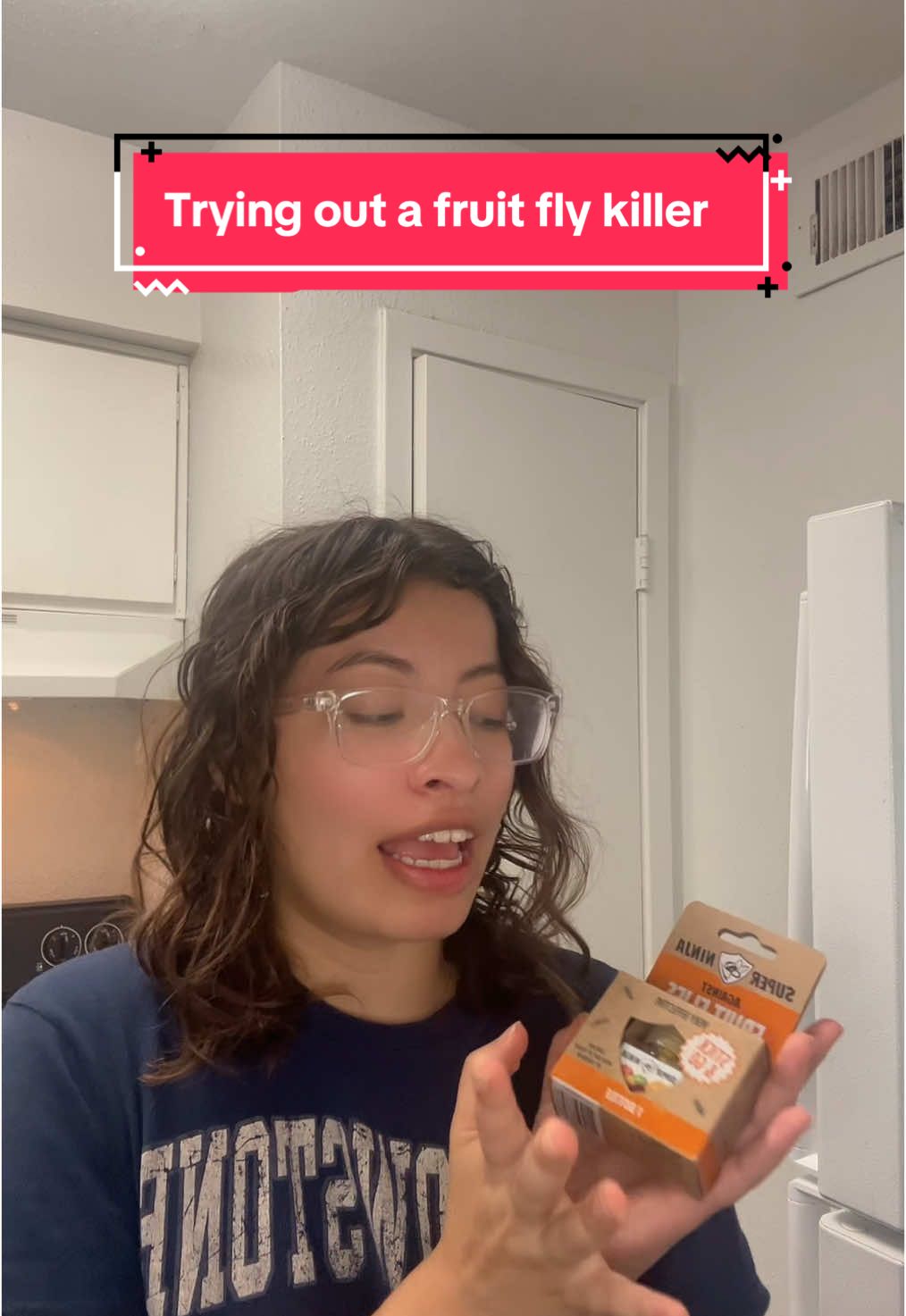Also it says it works for mosquitos as well 🙂‍↔️ #fruitflys #fruitflytrap #fyp #momtok 