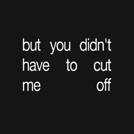 But you didn’t have to cut me off… #viral #fyp #music #somebodythatiusedtoknow #gotye #nostalgia 