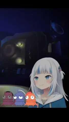The announcement gura can't tell before #gawrgura  #ourokronii #raorapanthera #takanashikiara #hololive #fyp 