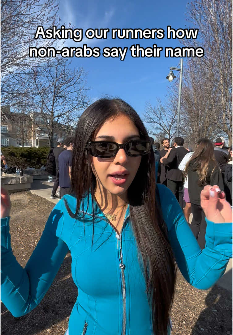 asking our runners how non-arabs say their name