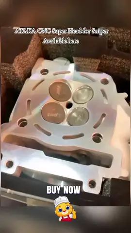 ATAKA CNC Super Head for Sniper #atakacncsuperheadsniper135 #atakasuperhead #atakacylinderhead #superhead #snipersuperhead #fypage #fyp 
