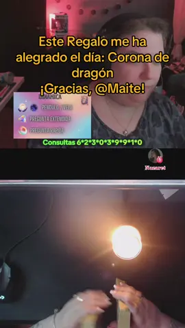 ¡Gracias por el magnífico Regalo que enviaste a mi LIVE! Significa mucho para mí saber que aprecias mi contenido.@Maite #livegift #dragoncrown #coronadedragón #tarot #energiapositiva #predicciones #vidente #rituales #videncia #brujita #esoterico 