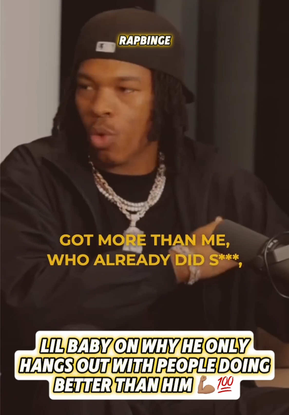 #lilbaby “I always wanna hang around people doing better than me” 💯💪🏽