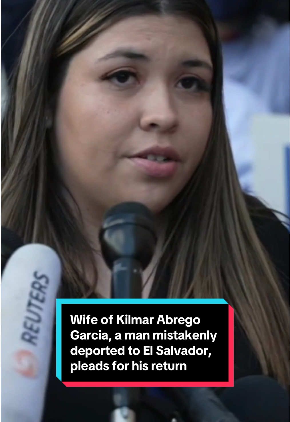 A federal judge on Tuesday admonished the Department of Justice for not complying with her order to facilitate the release of Kilmer Abrego Garcia, a Maryland man who the Trump administration admitted had been mistakenly deported to a prison in El Salvador. Lawyers for Abrego Garcia and the Justice Department appeared for a follow-up hearing after she ordered the Trump administration on Friday to provide her with updates on Abrego Garcia's whereabouts, what steps it had taken to facilitate his return to the U.S. and what further steps it will take regarding his release. Abrego Garcia’s wife, Jennifer Vasquez Sura, spoke following the hearing, and pleaded for her husband’s return to the U.S., and for the Trump and Bukele administrations to “stop playing political games.” #news #politics #trump #deportation #maryland #elsalvador 
