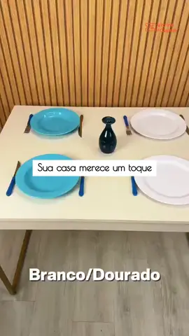 Sua casa merece um toque de estilo industrial! Essa mesa de jantar com pés em aço bronze é perfeita pra quem busca elegância e praticidade. Com 110 por 78 centímetros, ela acomoda 4 lugares com conforto e muito bom gosto! Robusta, fácil de montar e ideal pra transformar sua cozinha ou sala de jantar. Garanta já a sua... na Vitrine do Cupom! #compras #shopee #achadinhos #achadosshopee #f