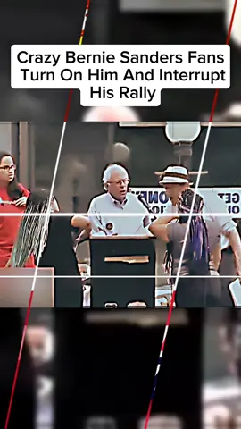 Crazy Bernie Sanders Fans Turn On Him And Interrupt His Rally