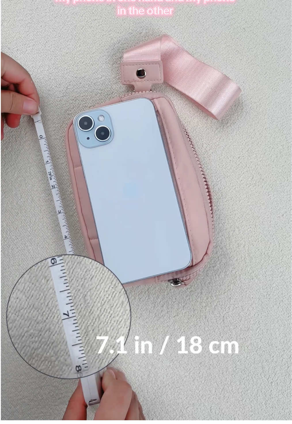 I love that it can fit my iPhone 😀 Perfect on-the-go mini purse! #hyneseagle #wallet #wristlet #minipurse #pufferbag #minibag #wristletwallet #vocation #musthaves #pinkaesthetic #fyp #walletforwomen 