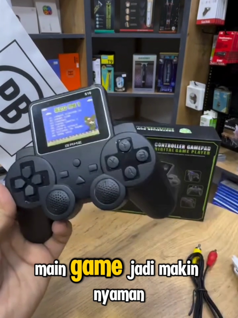gamboy s10 Mirip Stik PS3, Tapi Bisa Main Ratusan Game Jadul! #gameboy #gameretro #gamepad #retro 
