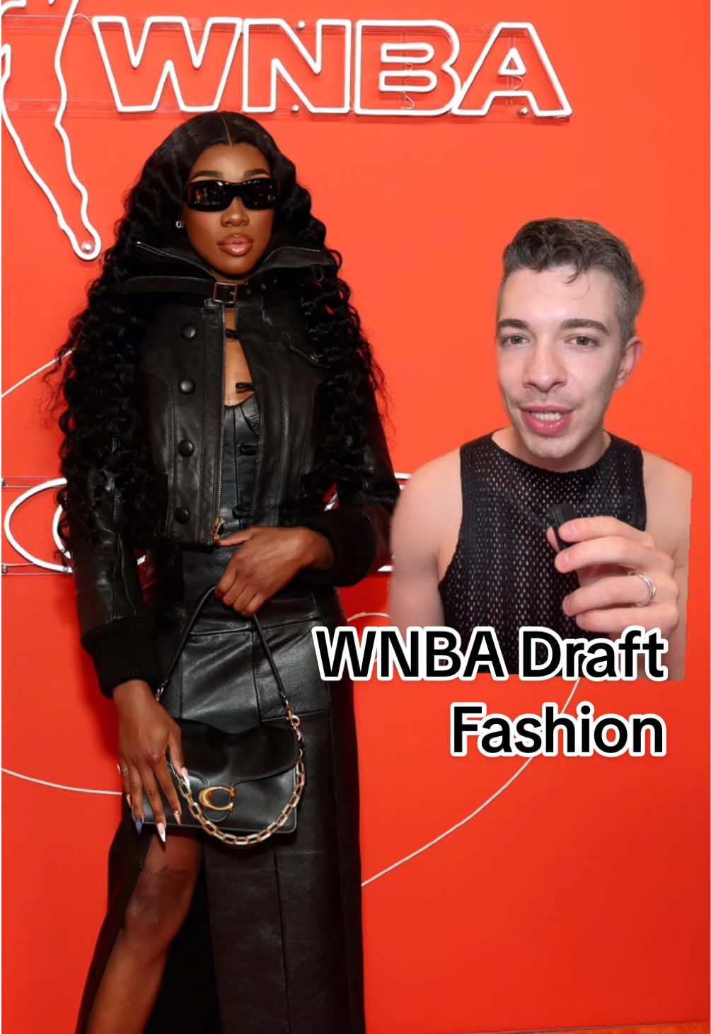 Replying to @Grace McCrocklin WNBA Draft Red (orange🏀) Carpet Fashion! ⛹🏼‍♀️ #review #fashiontiktok #fashionreview #celebs #redcarpet  