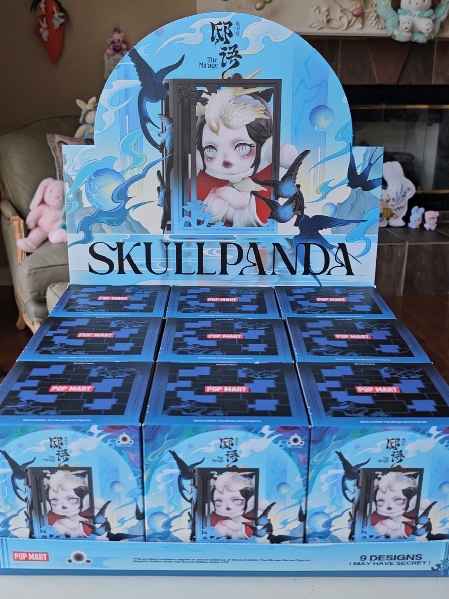 Which Skullpanda figure is your favorite?! • @POP MART US  • #skullpanda #themirage #skullpandathemirage #blindbox #blindboxes #blindboxcase #popmartskullpanda #skullpandapopmart #popmart #popmartus #popmartglobal #popmartblindbox #skullpandablindbox #blindboxunboxing #fyp 