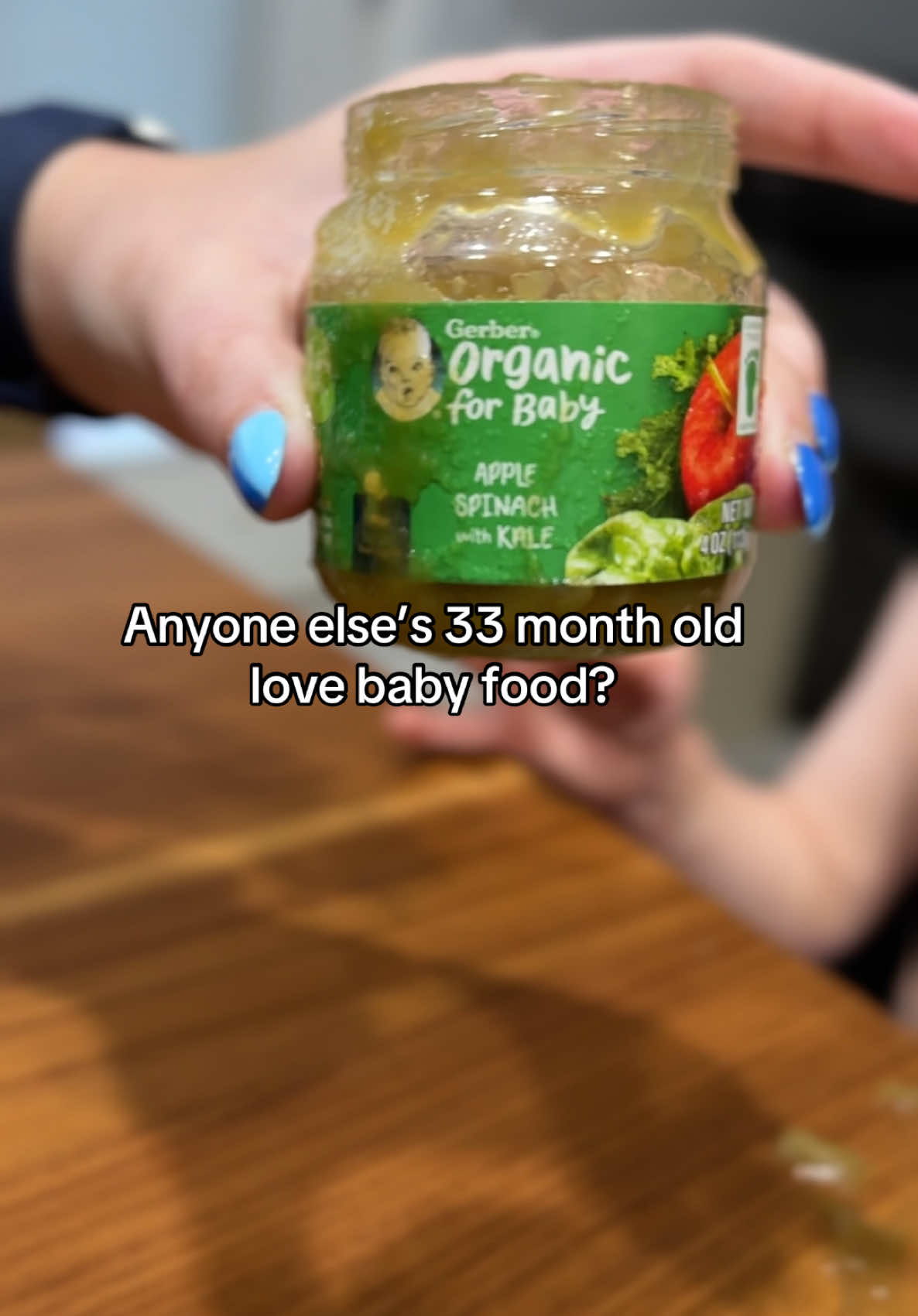 And he likes the gross ones not the applesauce or bananas #keesonkeo #toddlersoftiktok #babyfood #gross #sahm #fyp 