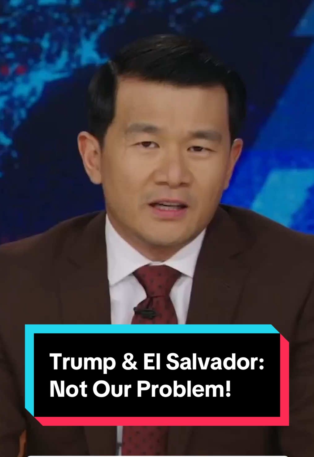 So a senator has to get involved with a mistaken deportation because Trump and the president of El Salvador just said, “Not it”?? #DailyShow #Trump @Ronny Chieng 