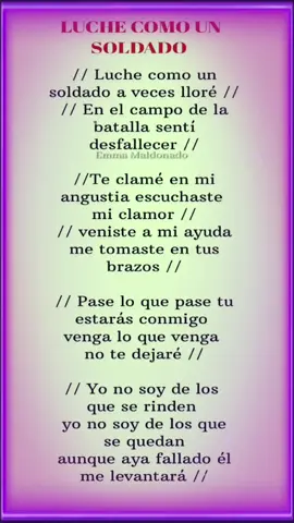 #Luche Como un Soldado #alabanza #completo