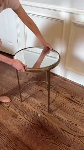 ACHADINHOS que vão TRANSFORMAR sua CASA Conjunto de Mesa Lateral Aço Com Espelho 💰 R$279,99 https://s.shopee.com.br/1g5J0bpel8