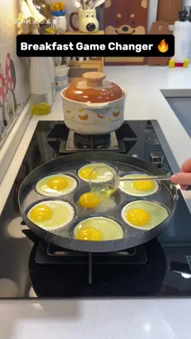 This 7-hole egg pan is a BREAKFAST GAME-CHANGER! 🍳🔥 Perfect eggs in 60 seconds! 🚀 No sticking, no mess—just flawless eggs every time. Who needs a diner when you’ve got this? 😍  #NonStickPan #BreakfastIdeas #CookingHacks #KitchenHack #EggLover #KitchenGadgets  #breakfastideas  #cookinghack  #HomeChef  #TikTokMadeMeBuyIt  #AmazonFinds  #EasyCooking  #FoodLover   